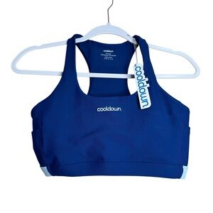 NWT Cooldown S Katherine Sports Bra Blue K18